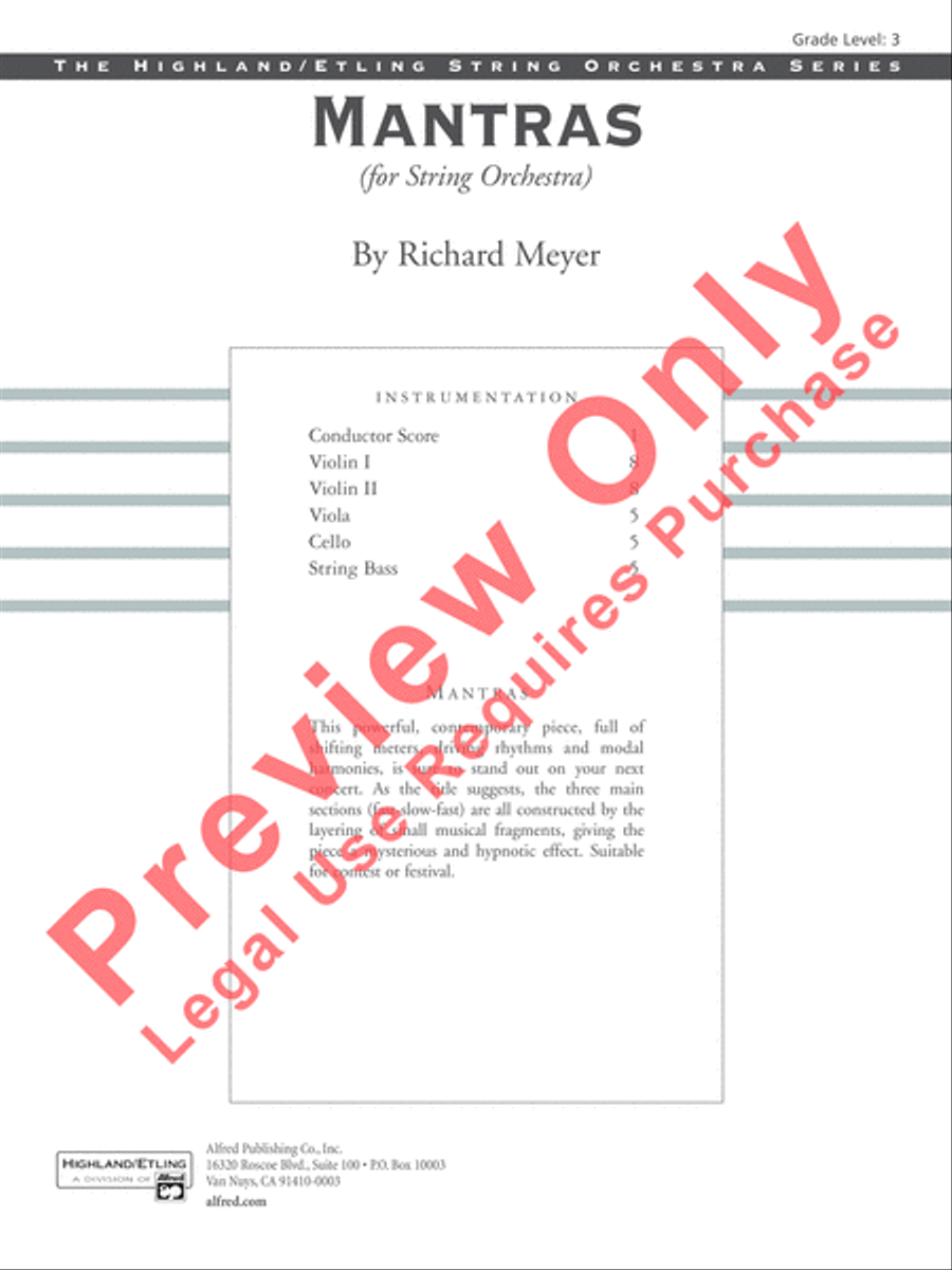 Mantras String Orchestra scores gallery preview page 2
