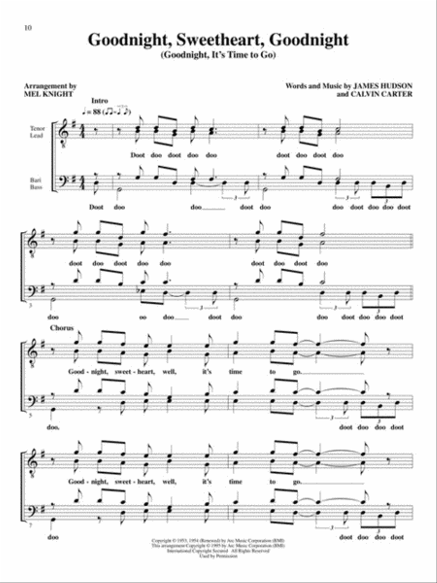 Rock in Harmony TTBB scores gallery preview page 4