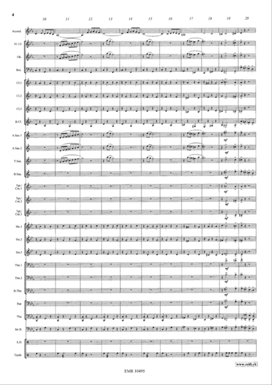 Pantomime Concert Band scores gallery preview page 5