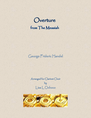 Book cover for Overture from The Messiah for Clarinet Choir