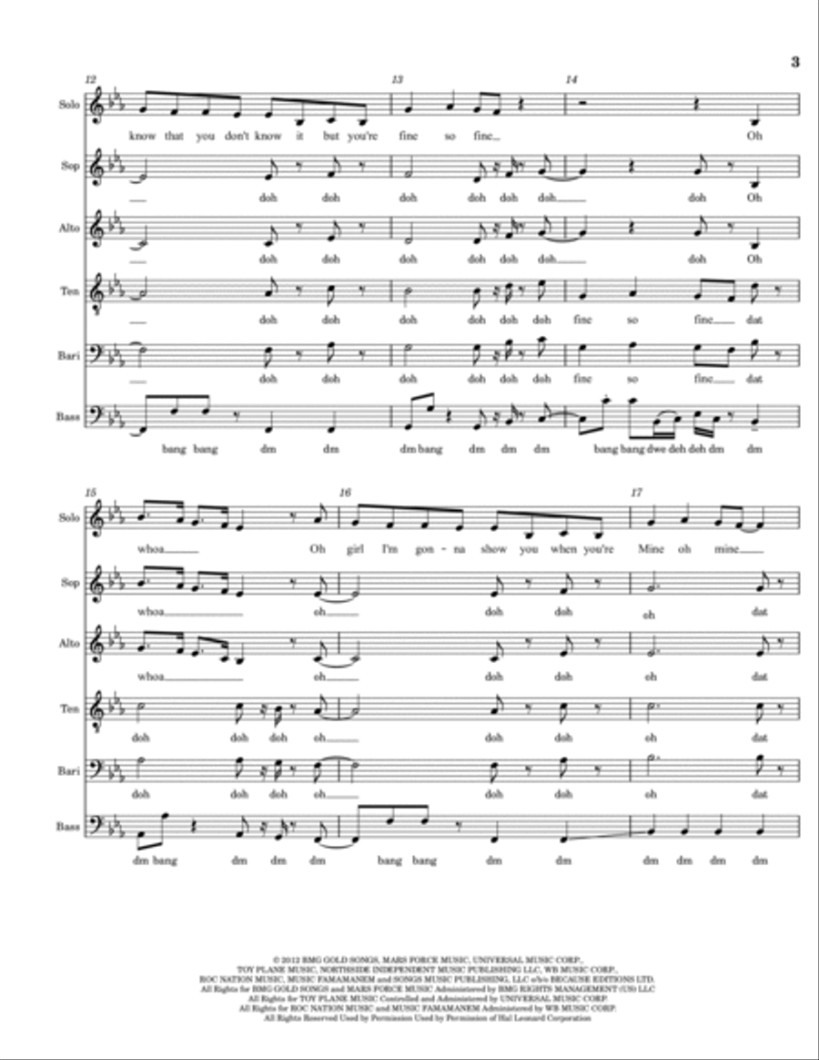 Treasure Divisi scores gallery preview page 3