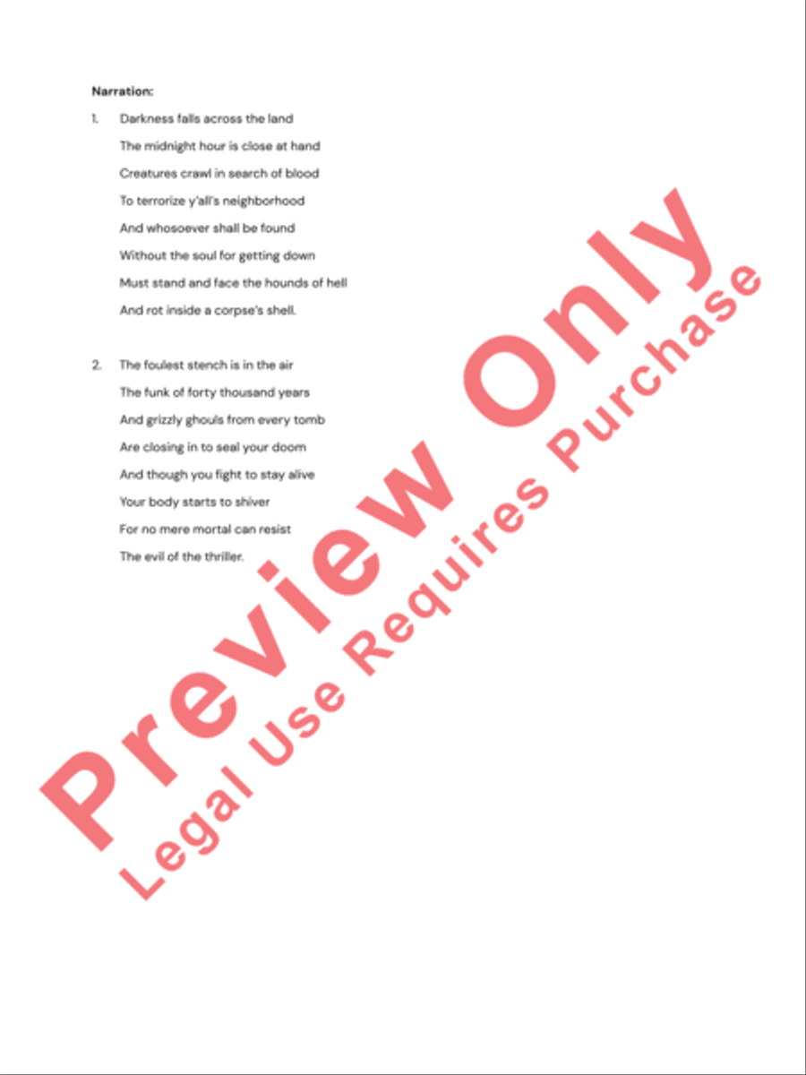 Thriller String Orchestra scores gallery preview page 4