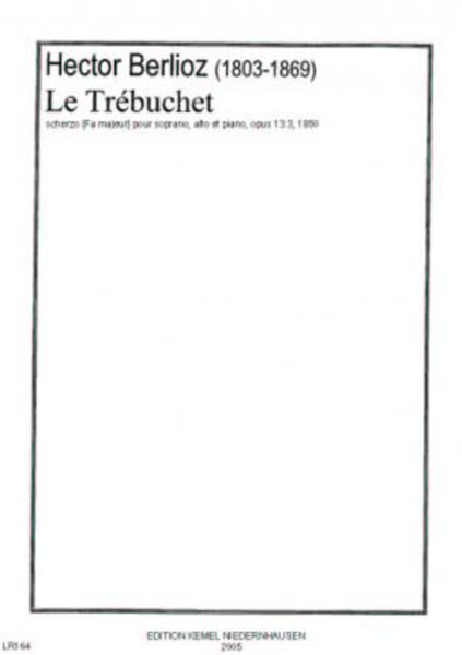 Le trebuchet Alto Voice - Sheet Music