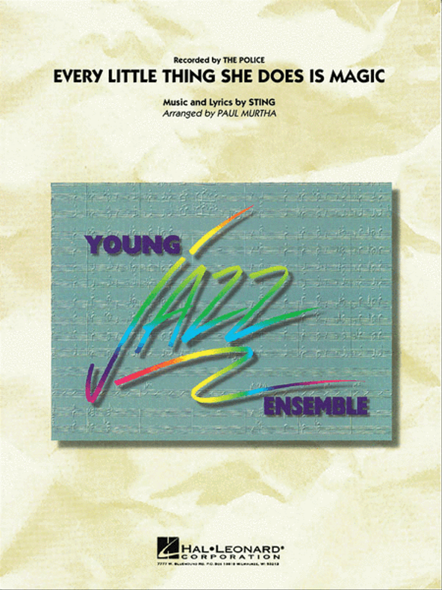 Every Little Thing She Does Is Magic Jazz Ensemble scores gallery preview page 1
