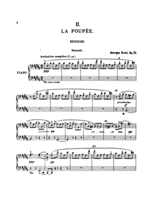 Book cover for Bizet: Jeux D'Enfants, Op. 22