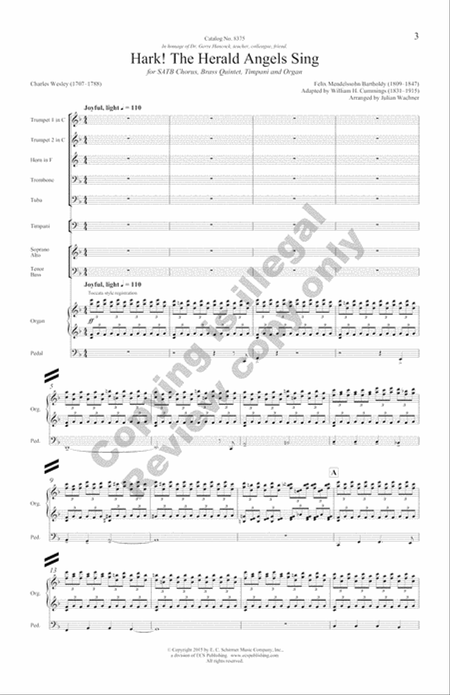 The Snow Lay On the Ground!: Nine Festive Carol Settings (Complete Compilation Full Score) Choir scores gallery preview page 24