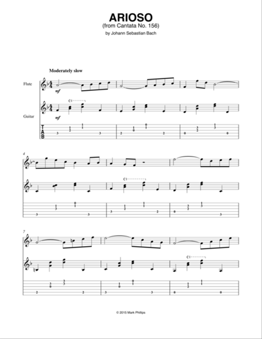 Arioso Flute scores gallery preview page 1