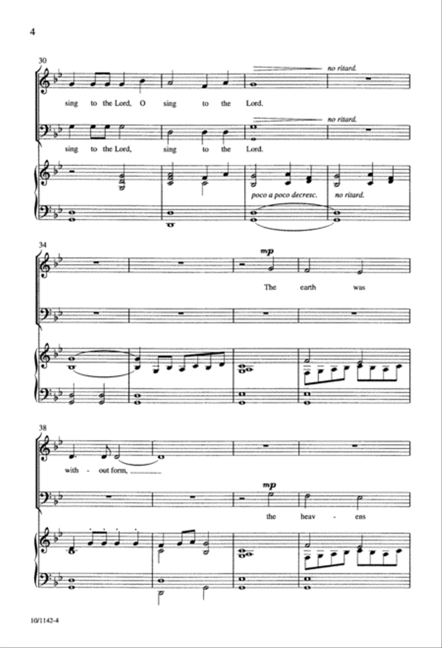 He Has Done Marvelous Things 4-Part scores gallery preview page 4