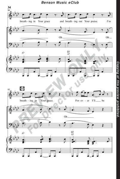 Your Grace Finds Me - Choral Book image number null