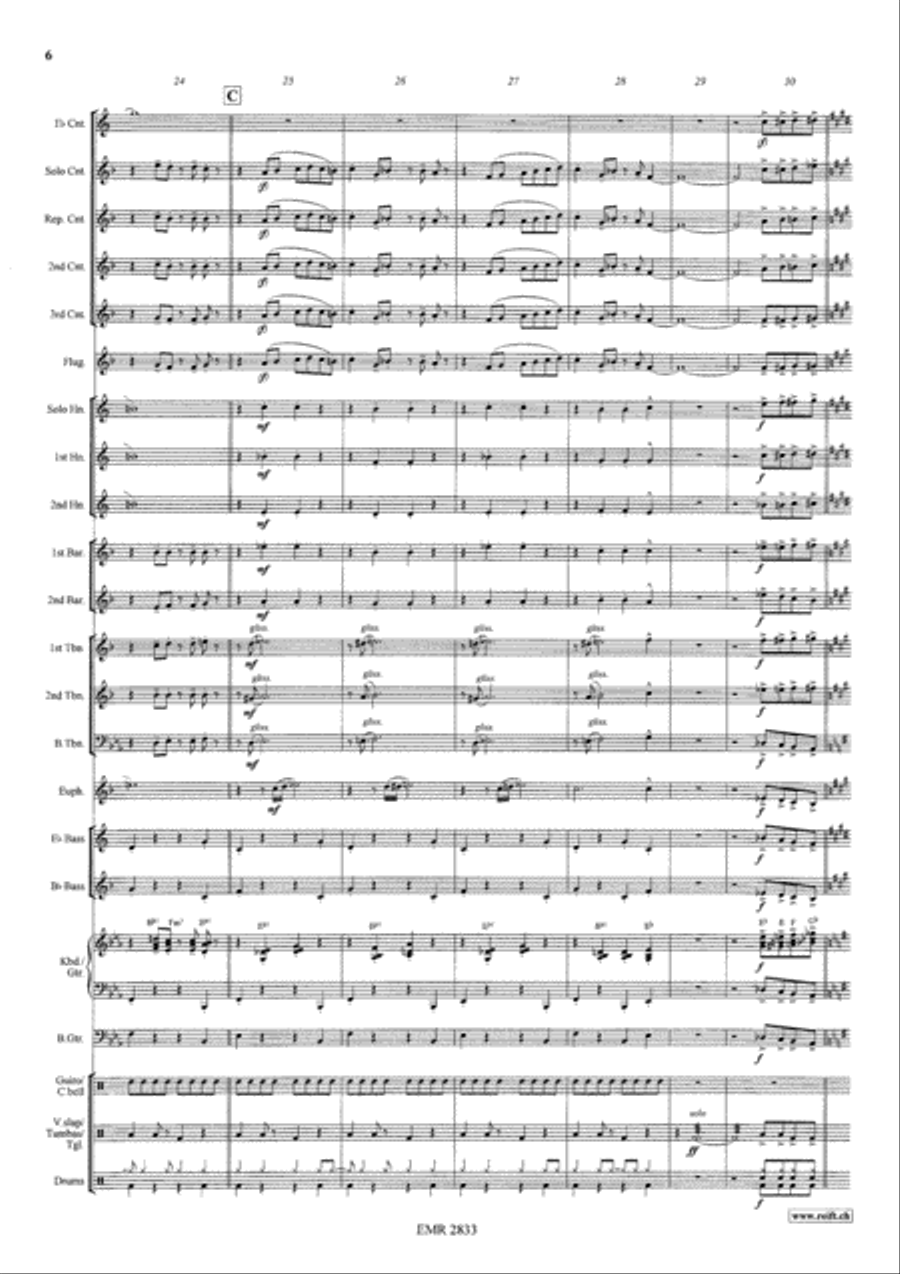 Peanut Time Brass Band scores gallery preview page 7