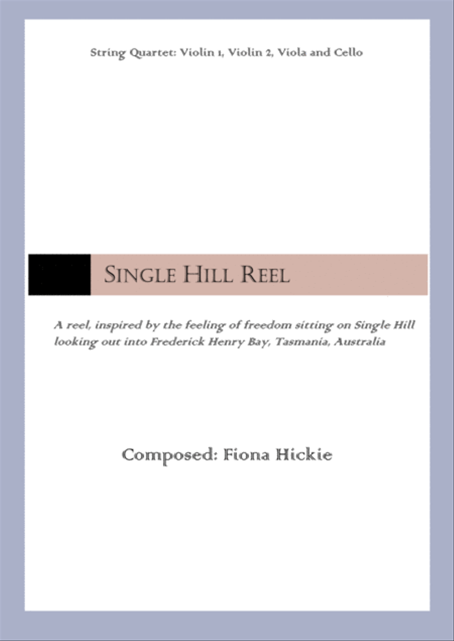 Single Hill Reel Single Hill Reel String Quartet scores gallery preview page 1