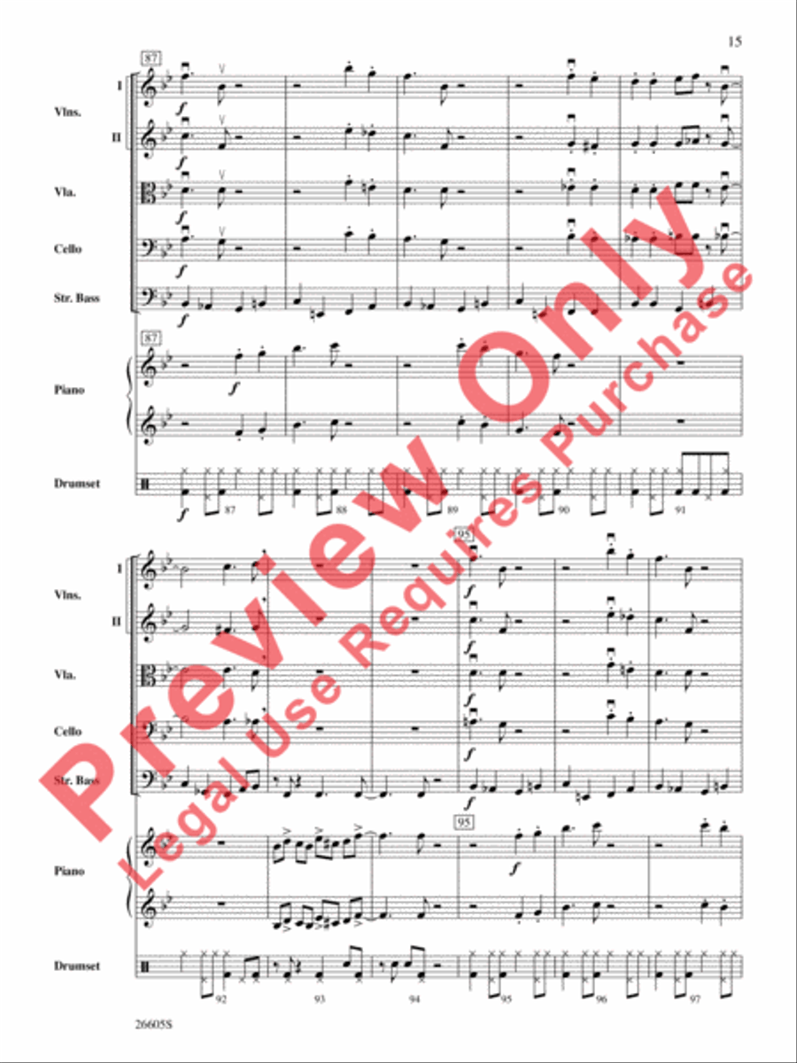 I Got Rhythm String Orchestra scores gallery preview page 16