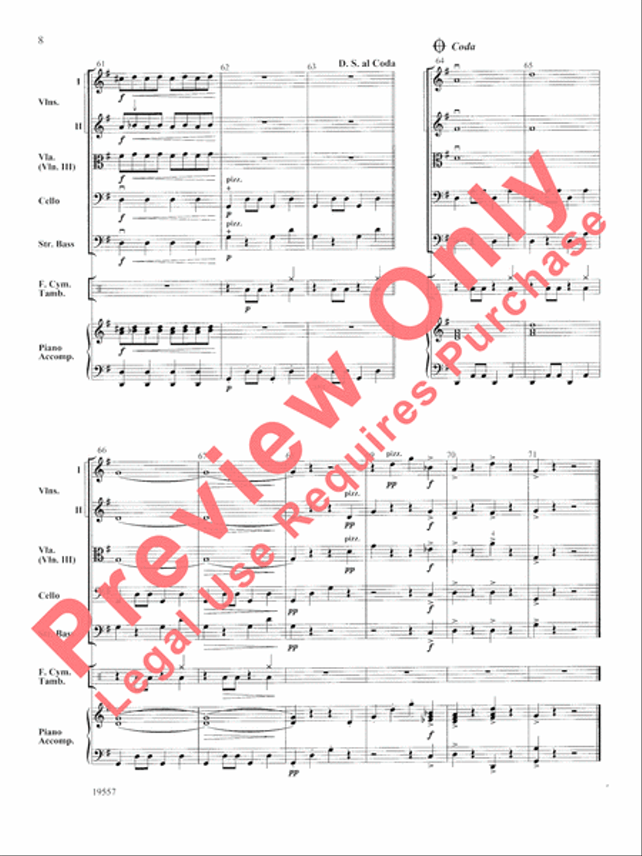 Sahara Crossing String Orchestra scores gallery preview page 9