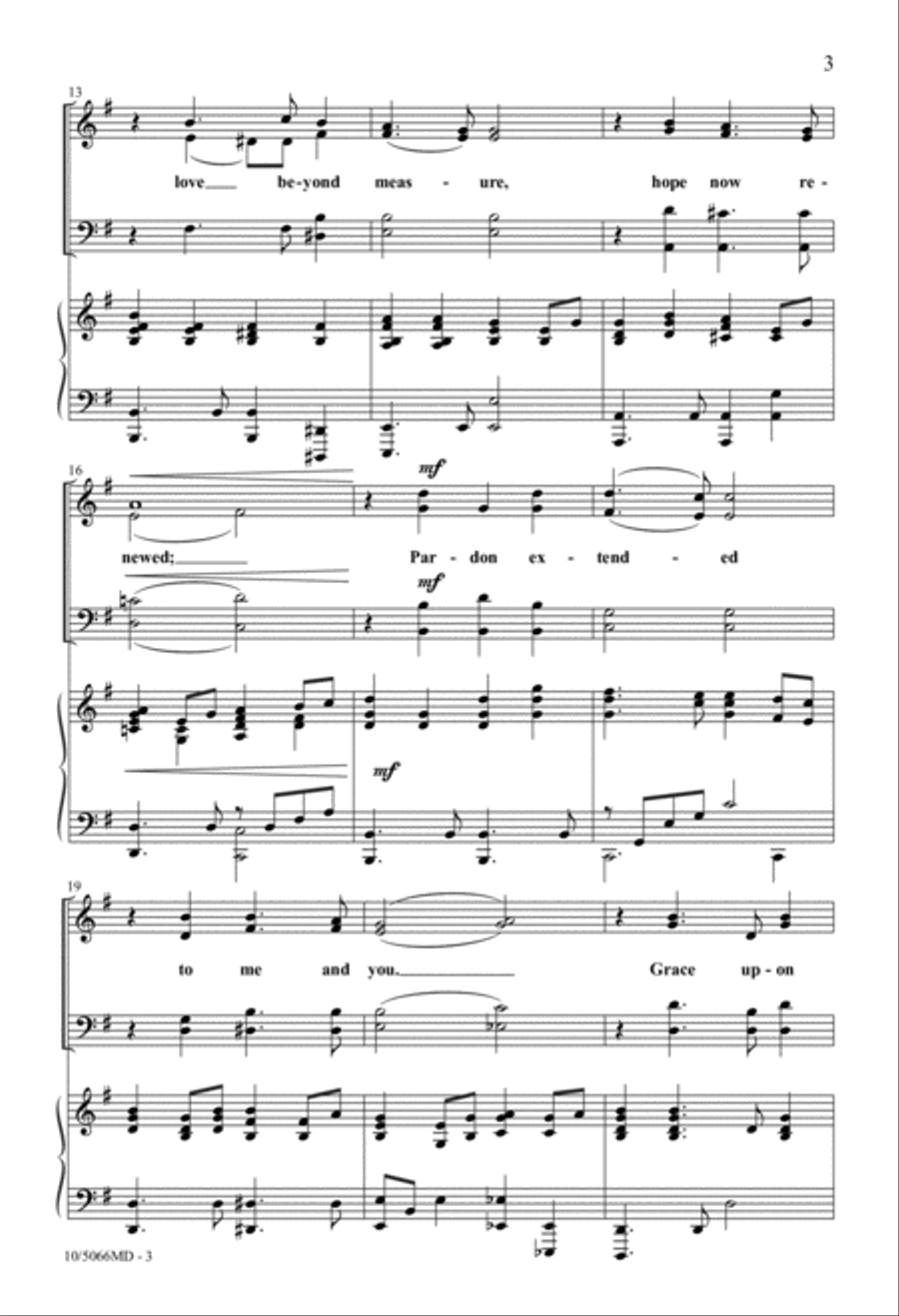 Grace Upon Grace Grace Upon Grace 4-Part scores gallery preview page 3