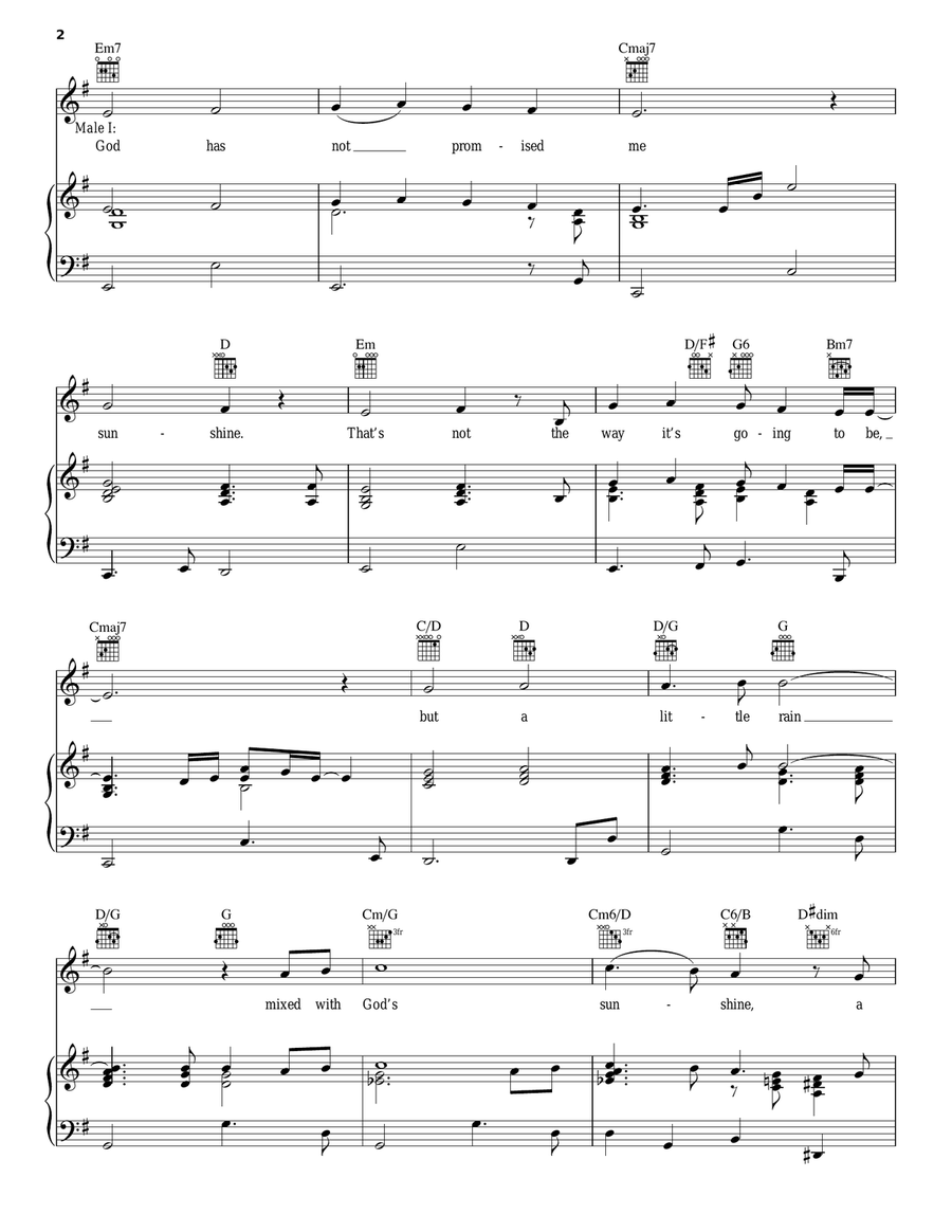 Be Grateful (from Black Nativity) Guitar scores gallery preview page 2