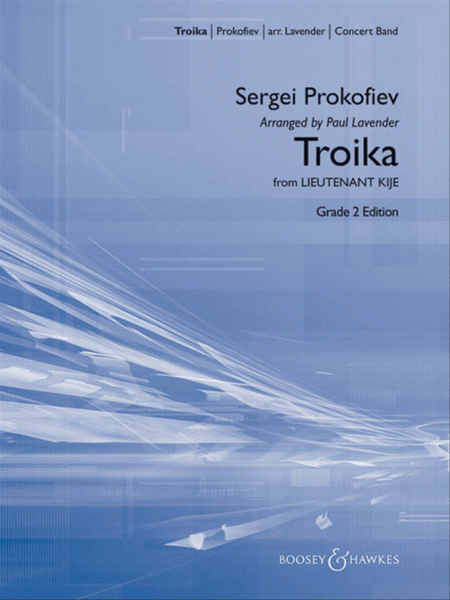 Troika (from Lieutenant Kije) Concert Band scores gallery preview page 1