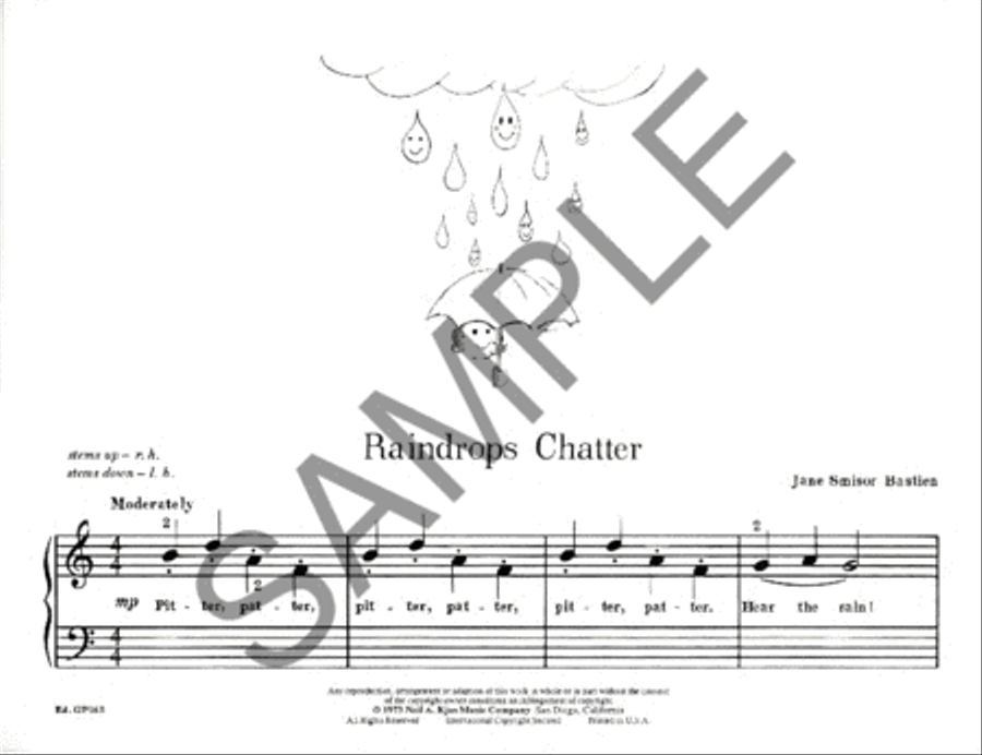 Raindrops Chatter Raindrops Chatter Piano Method scores gallery preview page 2