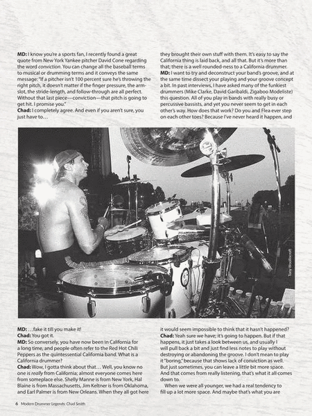 Modern Drummer Legends: Red Hot Chili Peppers' Chad Smith
