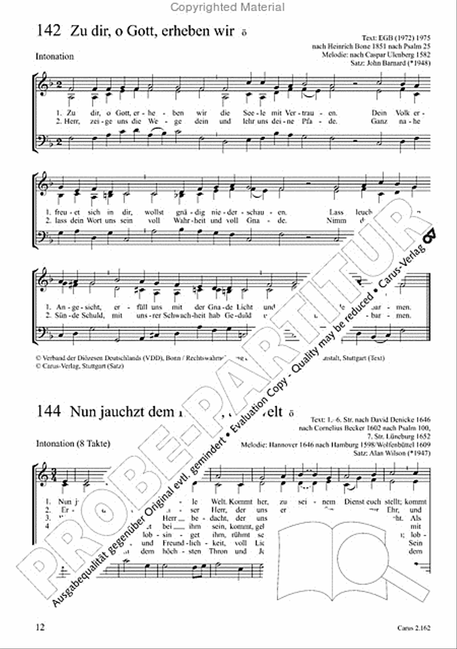 Chorbuch Gotteslob SAM 3-Part scores gallery preview page 13