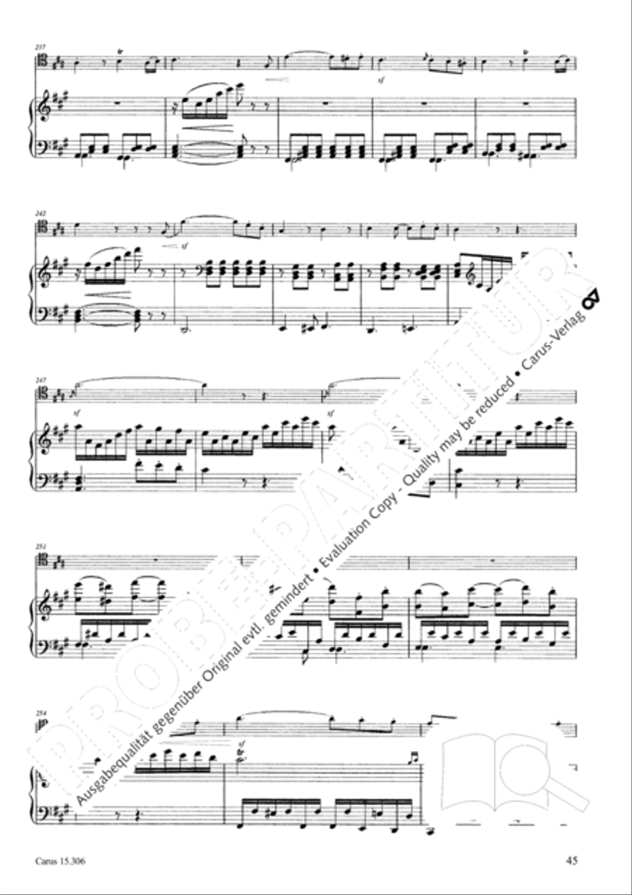 Grand Duo fur Violoncello und Klavier String Duet scores gallery preview page 46