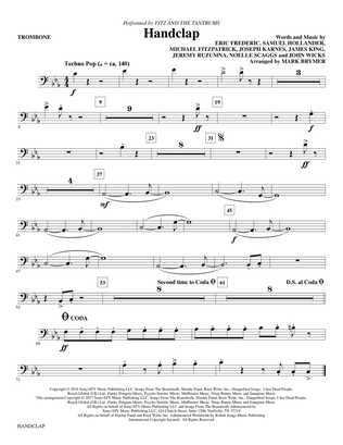 HandClap (arr. Mark Brymer) - Trombone