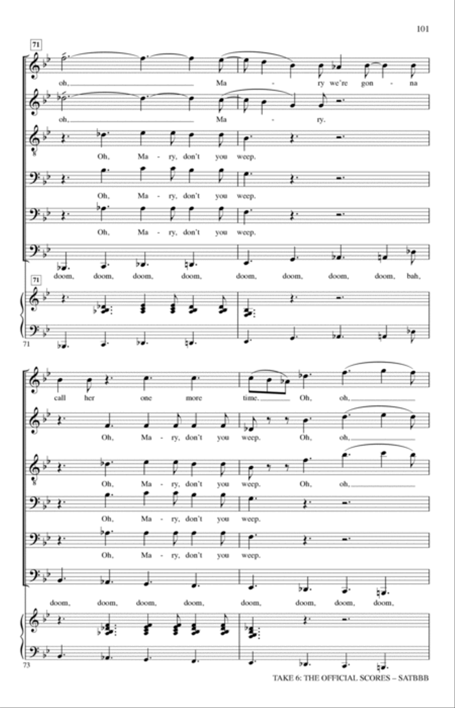 Mary Mary A Cappella scores gallery preview page 19