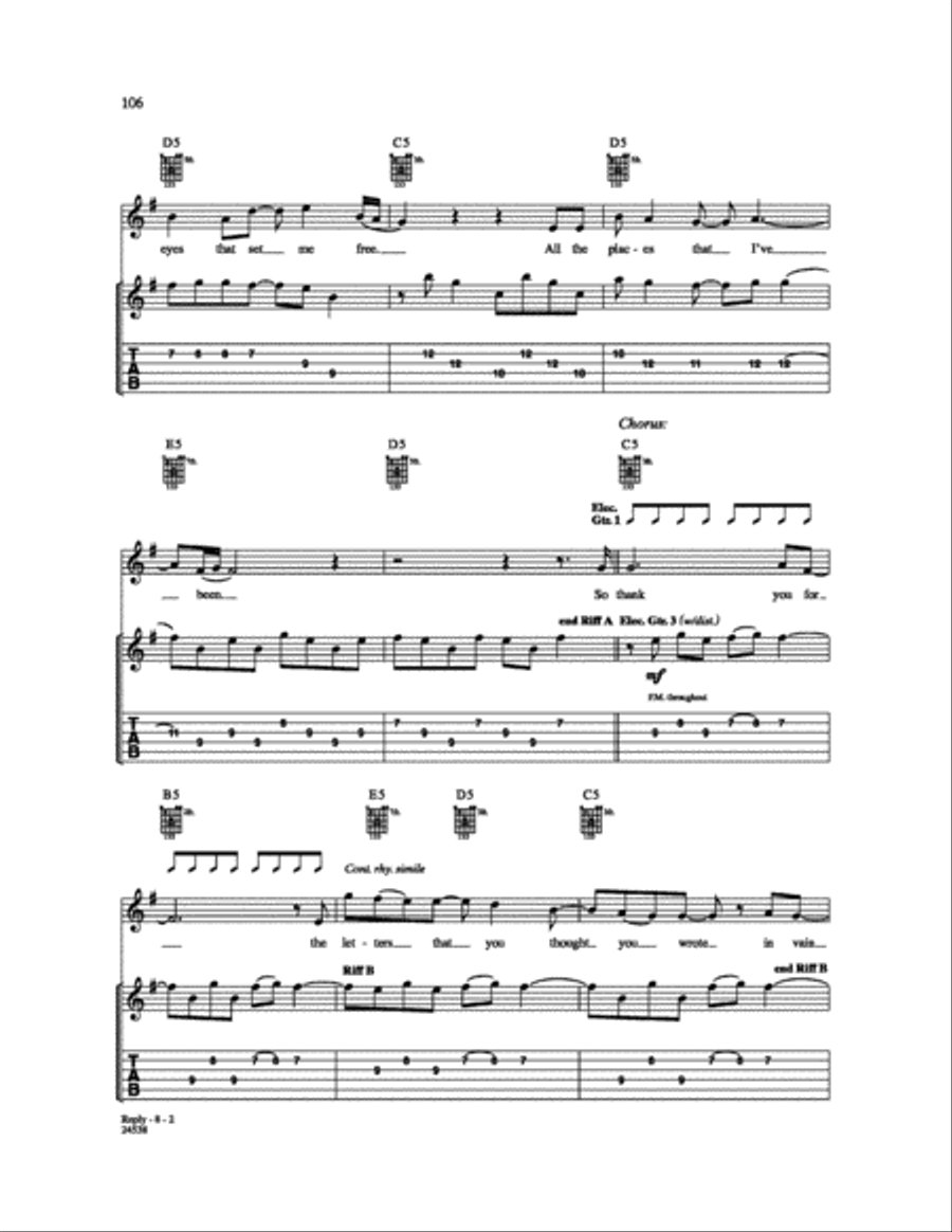 Reply Electric Guitar scores gallery preview page 2