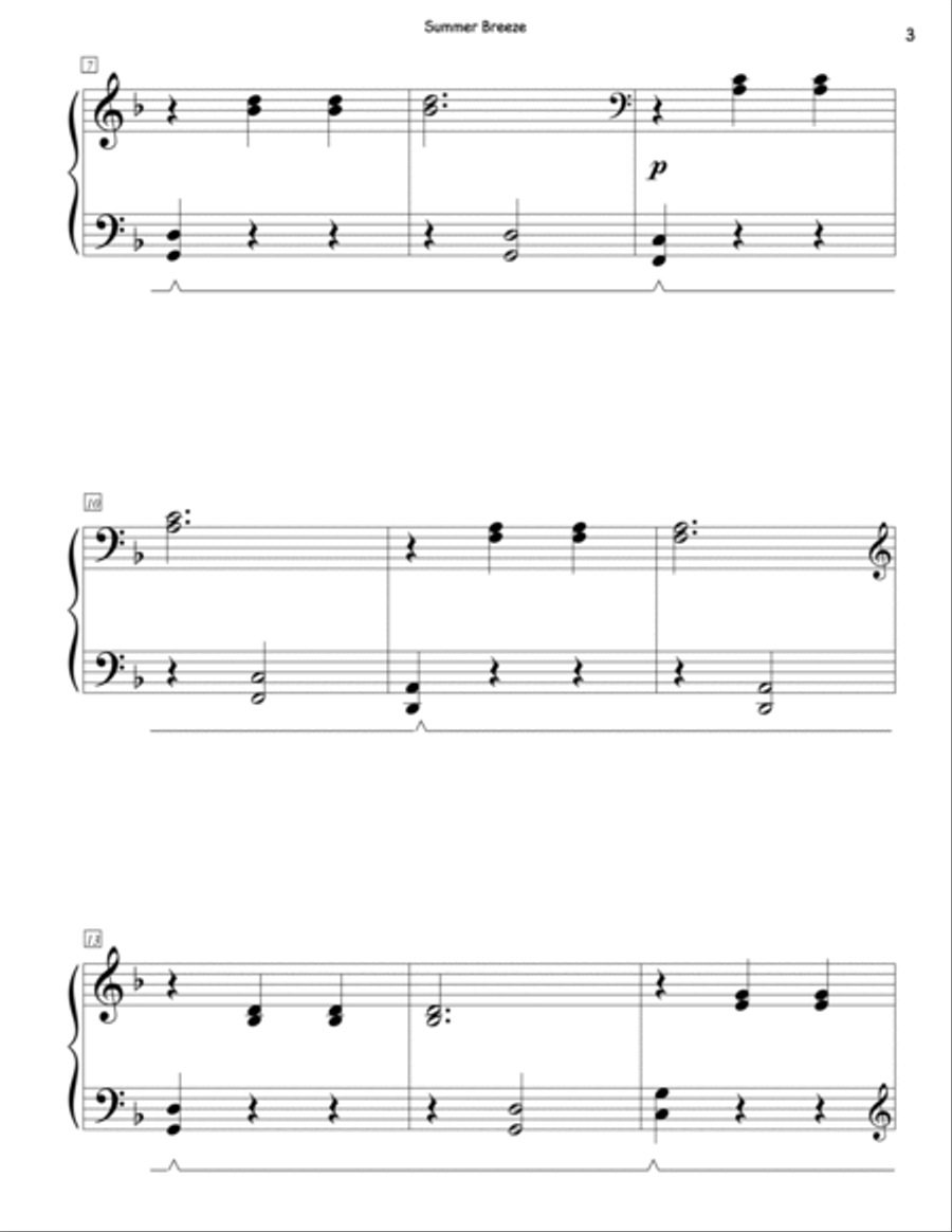 Summer Breeze Piano Method scores gallery preview page 3