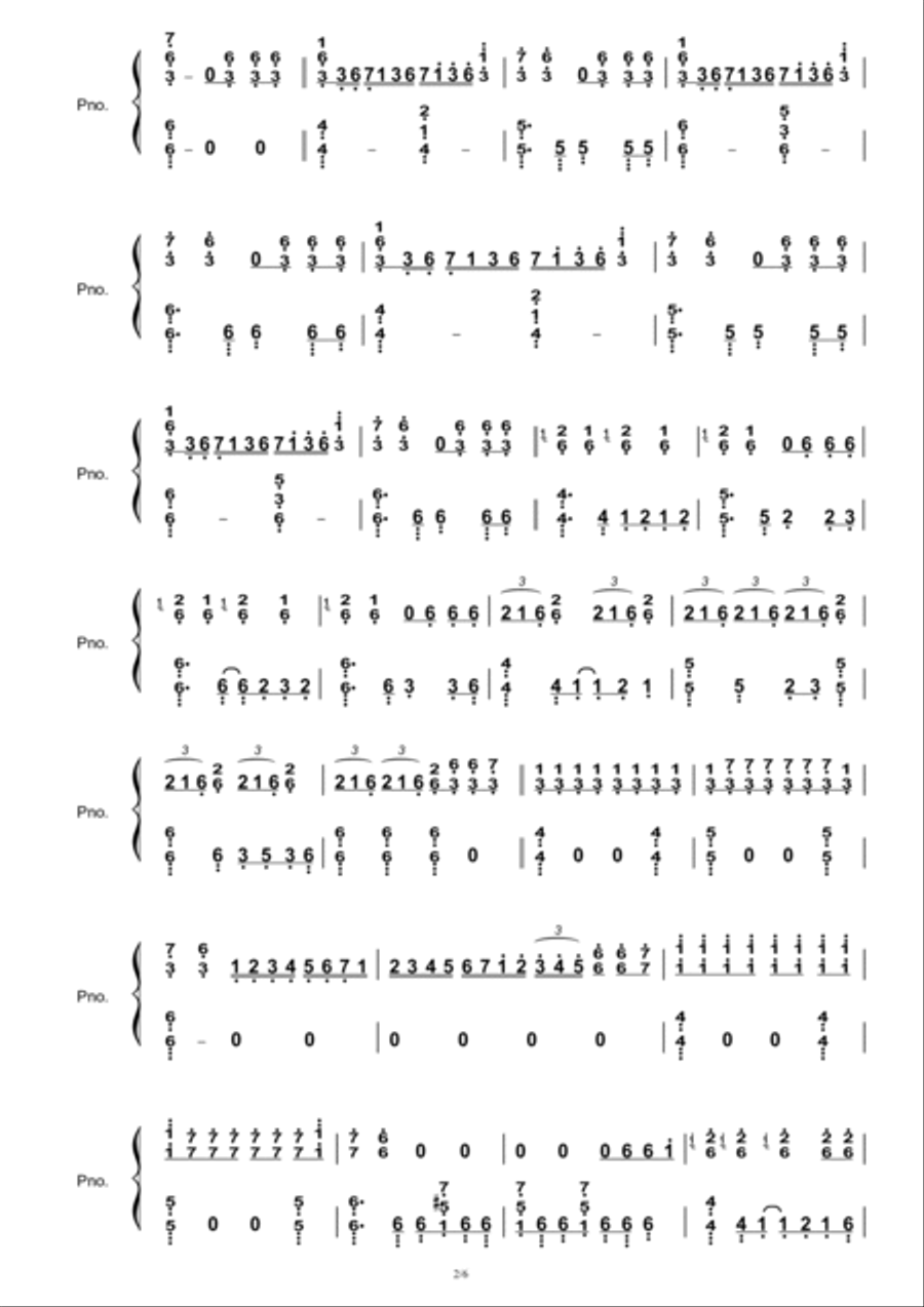 Fake Love Piano Solo scores gallery preview page 2