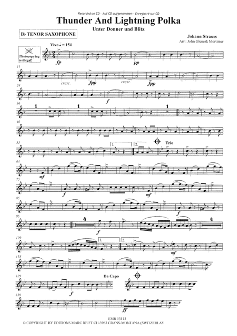 Play The 1st Tenor Sax With The Philharmonic Wind Orchestra Concert Band scores gallery preview page 4