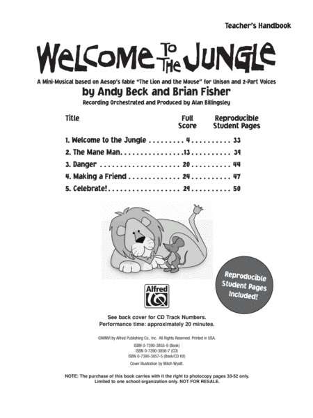 Welcome to the Jungle - Soundtrax CD (CD only) image number null