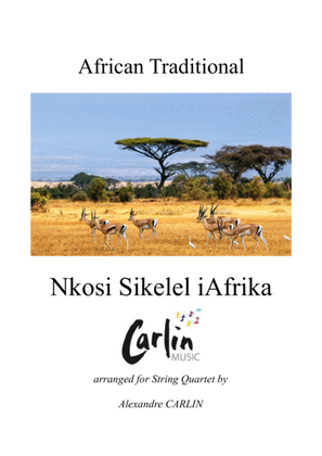 Nkosi Sikelel iAfrika for String Quartet - Score & Parts