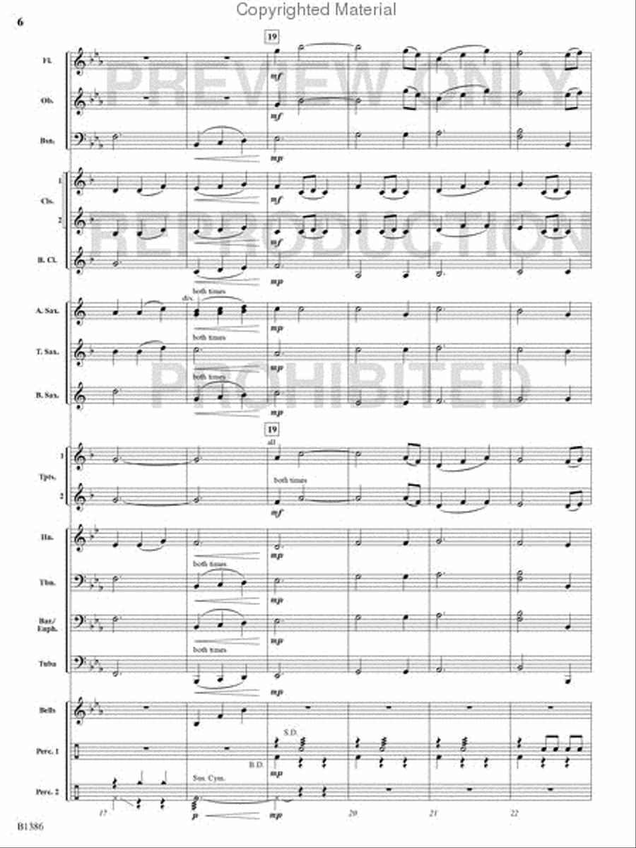 Spring Concert Band scores gallery preview page 5