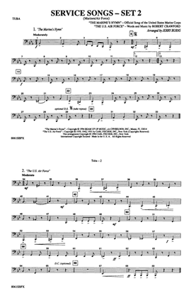Service Songs - Set 2 (Marines/Air Force): Tuba