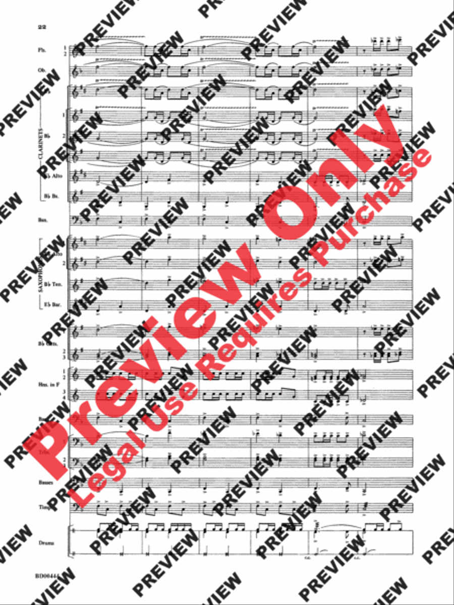 Lethbridge Overture Concert Band scores gallery preview page 23
