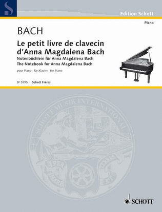 Book cover for Notebook for Anna Magdalena Bach