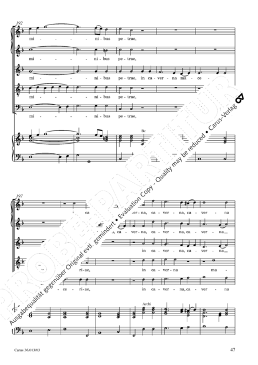 Membra Jesu nostri SSATB scores gallery preview page 48