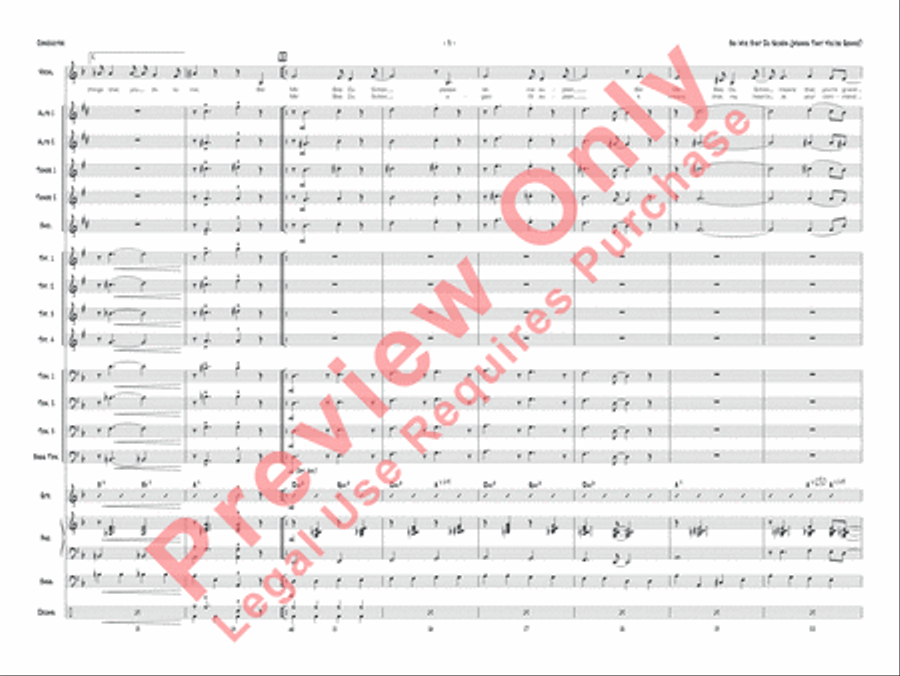 Bei Mir Bist Du Schon (Means That You're Grand) Jazz Ensemble scores gallery preview page 4
