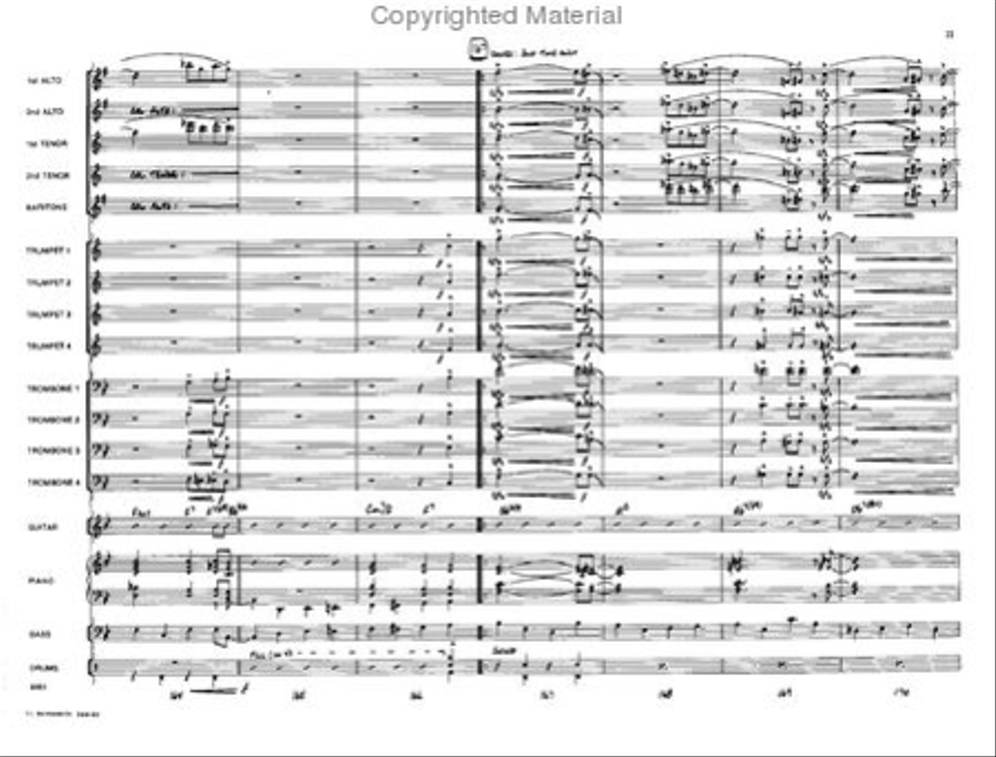 Exit 135 North Jazz Ensemble scores gallery preview page 22