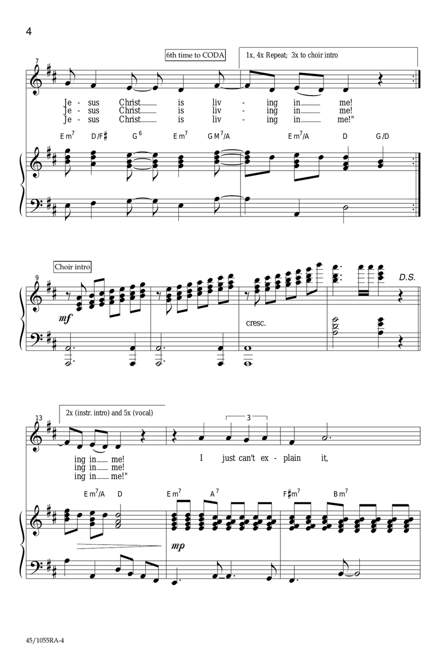 Inside Out (Digital Download) Choir scores gallery preview page 2