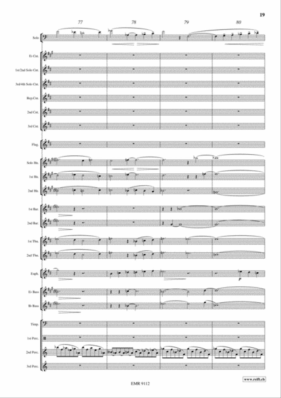 Allegro Maestoso Brass Band scores gallery preview page 20