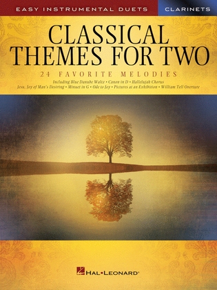 Book cover for Classical Themes for Two Clarinets