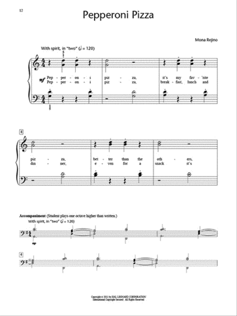 Festival Gems Book 1 – 10 Outstanding NFMC Elementary/Late Elementary Solos Piano Method scores gallery preview page 4