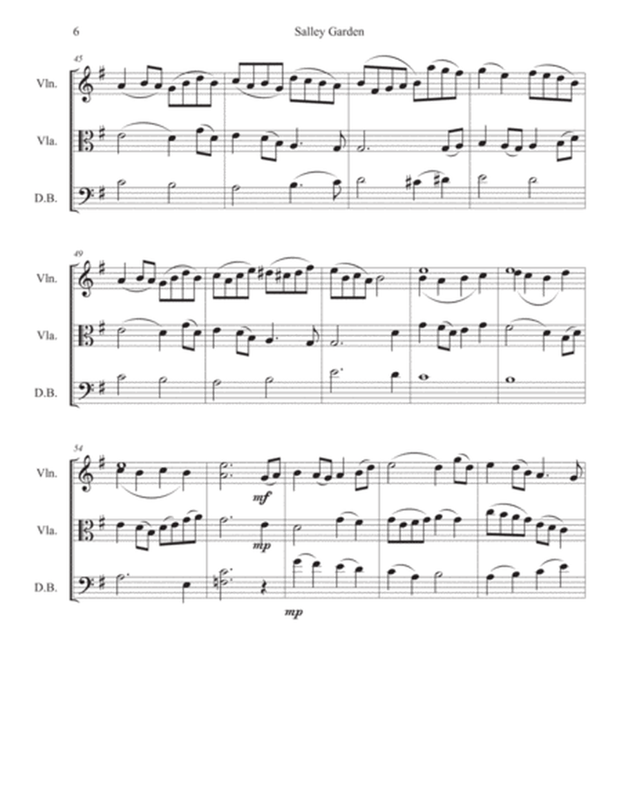 "Salley Gardens" for violin, viola, and double bass image number null