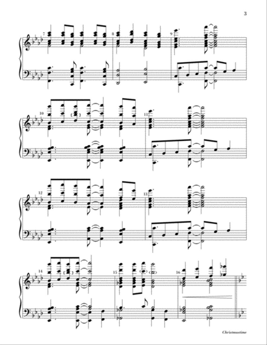 Christmastime Christmastime 5-Octaves scores gallery preview page 3