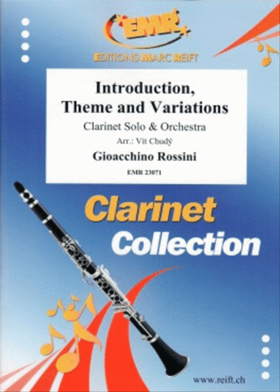 Introduction, Theme and Variations Orchestra scores gallery preview page 1
