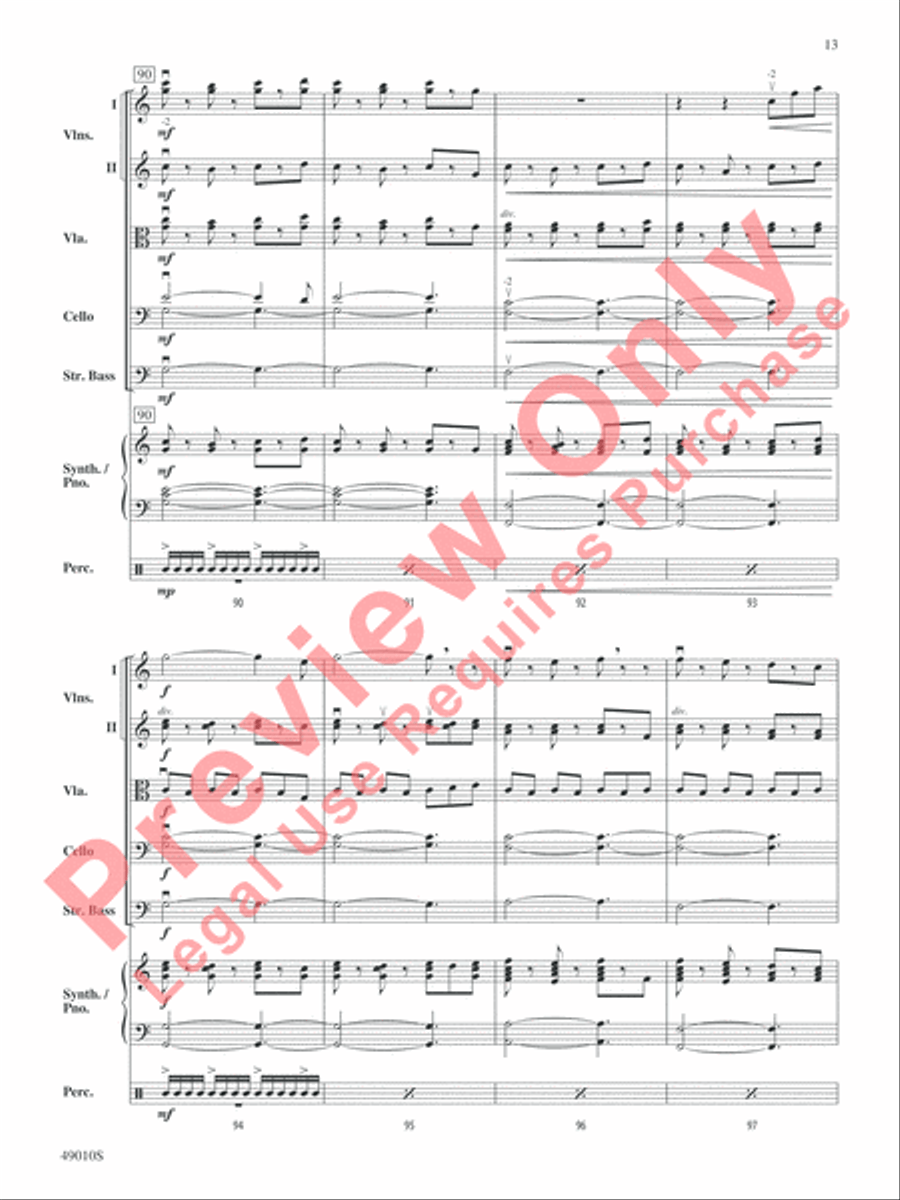 Themyscira Themyscira String Orchestra scores gallery preview page 14