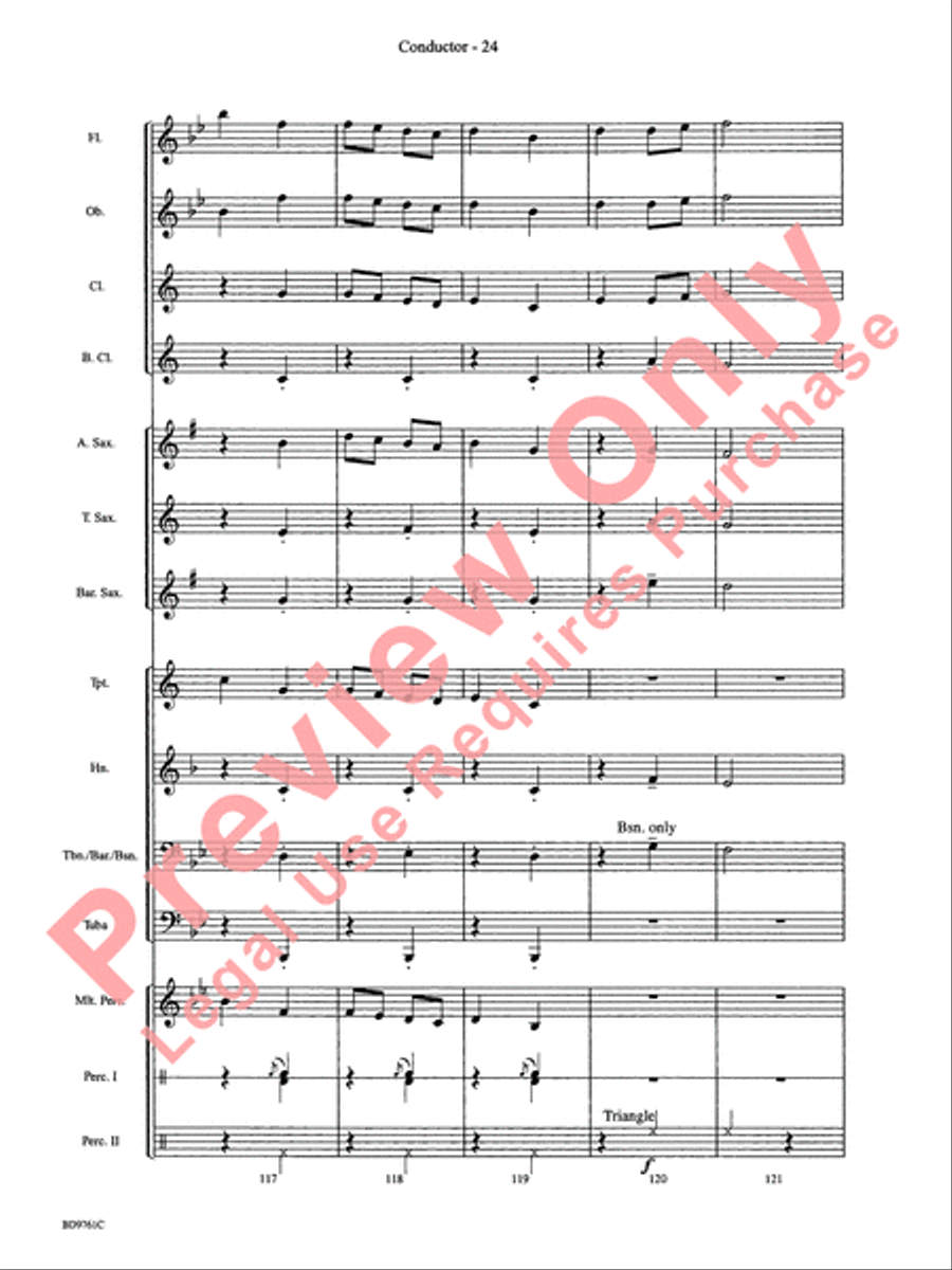 Bartók Suite (from For Children) by Bela Bartok Concert Band - Sheet Music page 27