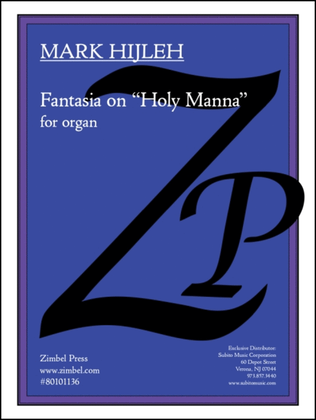 Book cover for Fantasia on Holy Manna