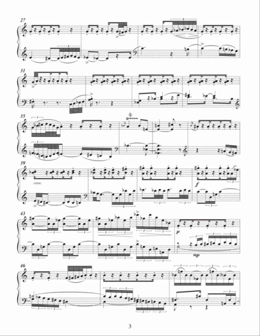 Suite for the Piano Alone Chamber Music scores gallery preview page 4